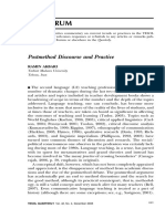 Postmethod Discourse and Practice (Akbaris 2008)