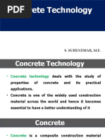 Concrete Technology: S. Surendhar, M.E