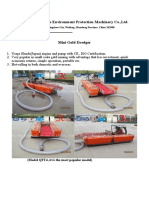 KEDA Quotation of 2 3 4 Inch Mini Gold Dredger