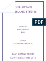 English Fo Islamic Studies