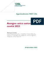 Assegno Unico e Universale Novitaã - 2023 1