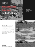 Foundation Failure in The Philippines