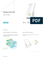 Tp-Link Tl-Wa854re Eu 3.0 Datasheet