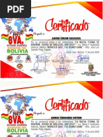 Certificados 8va. Actividad Internacional