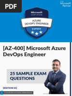 Microsoft Azure DevOps Engineer AZ400 Sample Exam Questions Ed1