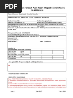 Participant Handout - Audit Report - Stage 1