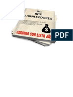 Lista 1 - Dicas de Importação THE BEST FORNECEDORES