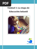 Unidad 3. La Etapa de Educacion Infantil