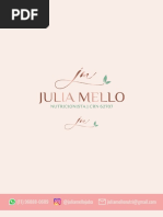 Ebook Julia Mello Nutricionista