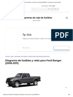 Diagrama de Fusibles y Relés para Ford Ranger (2006-2011) - Diagramas de Caja de Fusibles