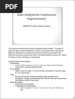 Data Analysis For Continuous Improvement Template