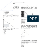 Lista 5 - Geometria - Semelhança de Triângulos