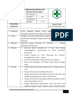 8.1.1.1 Sop Pemeriksaan Hemoglobin Metode Rapid (Strips)