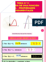 Tema #11 La Derivada Propiedades Importantes