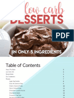 10 Low Carb Desserts Granular