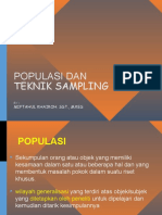 Populasi Dan Teknik Sampling