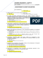 TFAR2303 - Investment in Debt Securities (With Answers)