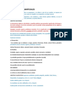 TÉRMINOS GRAMATICALES Ordenados