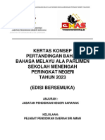 Kertas Konsep Pertandingan Bahas Bahasa Melayu Ala Parlimen Sek Menengah 2023