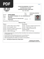 Admit Card