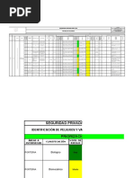 Matriz de Riesgos Calle 103