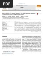 Yu2016 - Characteristics of A Sintered Porous Ni-Cu Alloy Cathode For Hydrogen Production