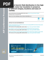 Electric Field Distribution