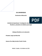 Actividad de Aprendizaje 5. Investigación Sobre Los Aportes Filosóficos y Educativos de Distintos Personajes