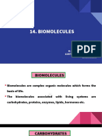 Hsslive Xii Chem Slide CH 14. Biomolecules