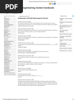 Electronics Engineering Review Handouts - Antennas 1 - 2 (C6 Past Board - Excel)