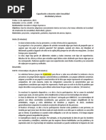 Capacitación A Docentes Sobre Sexualidad