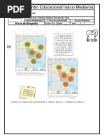 Prova de Geografia 2ºbi Dani 5 Ano