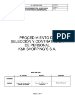 Procedimiento de Reclutamiento y Selección de Personal SP