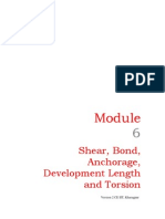 Shear, Bond, Anchorage, Development Length and Torsion: Version 2 CE IIT, Kharagpur