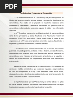 Legislación Aplicable (LFPC)