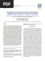 Correccion Clase II Exodoncias Segundo Molares Sup