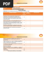 Criterios de Evaluación. Unidad 3. Técnicas y Tácticas Grupales.