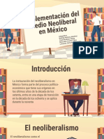 Implementación Del Medio Neoliberal en México