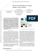 A Framework For The Automation of Testing Computer Vision Systems