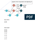 Backpropagation Working Error Computation Adjusting Weights