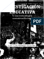 Juan Luis Hidalgo Investigación Educativa