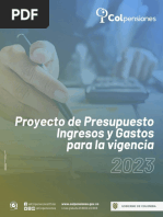 Presupuesto de Ingresos y Gastos 2023