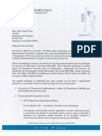 Carta Recibida de Ogp Con Respecto Al Presupuesto