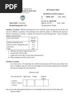 Business Statistics FinalExam Paper 1 Spring 2022