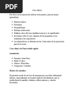 Caso Clínico Pancreatitis Aguda