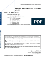 Gestion de Permisos Usuarios y Grupos en Linux