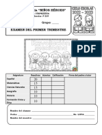 Examen 4° 1ertrimestre 2022-2023