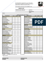 Check-List - Taller de Mantenimiento