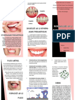 Triptico Microbiologia de Placa Dental