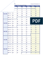 Calendario Semanal 2023 Lunes